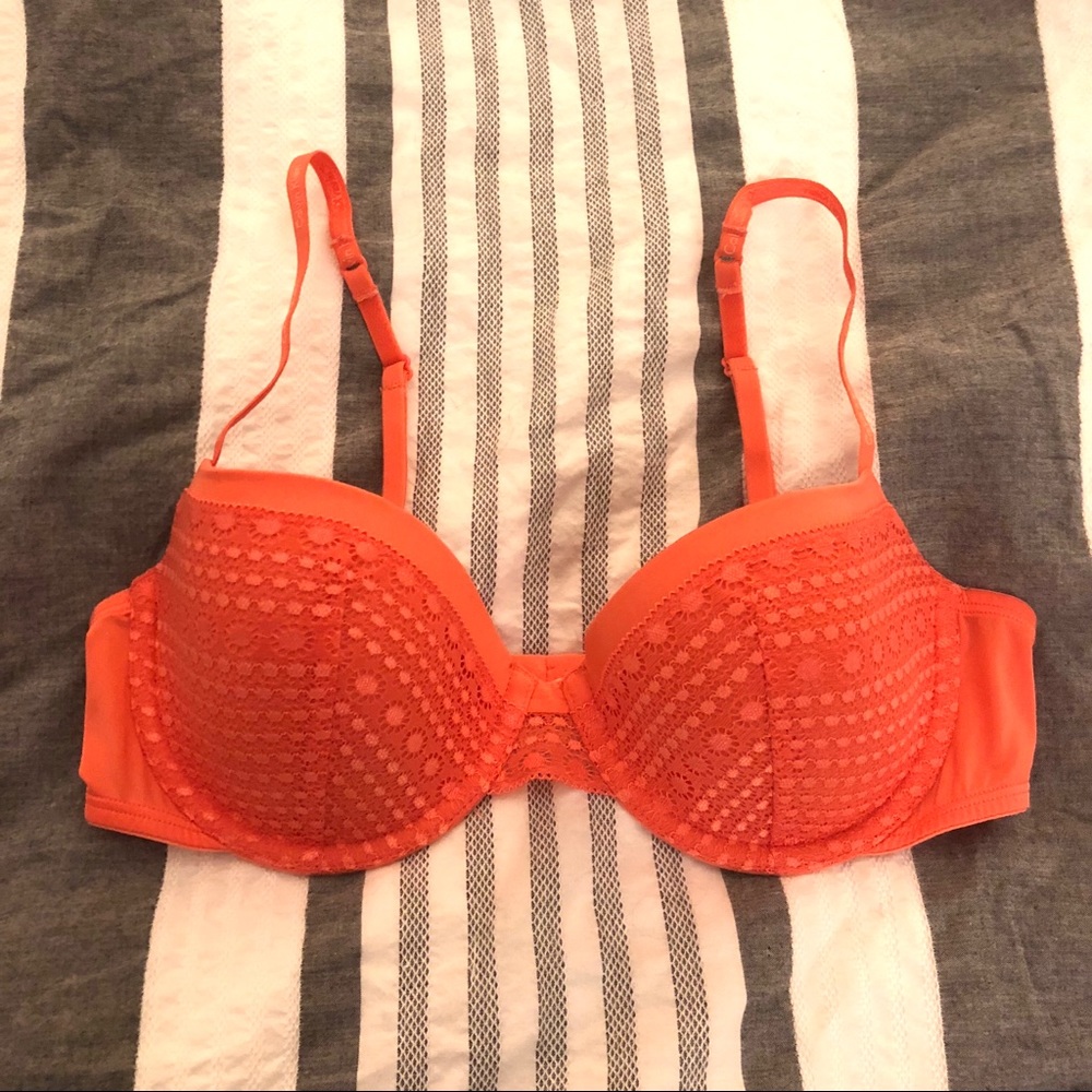 Calvin Klein CK One Coral Balconette Bra 34B